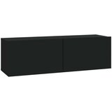  7-dijelni set TV ormarića crni od konstruiranog drva | shoptok.hr