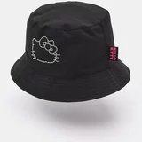 Sinsay - Klobuček bucket hat Hello Kitty - Črna