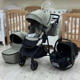 Kolica Thea 3in1 premium set sa autosedištem I-Xtend I-size i tvrdom korpom Army Green KKB20136 XTSET | Eponuda.com