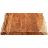 vidaXL Stolna ploča 70x60x3,8 cm pravokutna bagremovo drvo živi rub | shoptok.hr