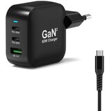 Port Polnilec GAN PRO USB-C 65W GAN + KABEL 2M, (5000217035) | Shoptok.si