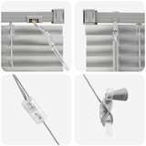  Venecijanski zastore Srebrno 220 x 110 cm Aluminij | shoptok.hr