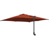 vidaXL Vrtni dežnik Terakota 248.5 x 247.5 x 160 cm blago | Shoptok.si