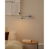 UMAGE LED zatemnitvena stenska svetilka z upogljivo konstrukcijo z vtikačem v sijajno srebrni barvi ø 15 cm Asteria Wall Long – | Shoptok.si