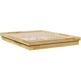  Okvir kreveta bez madraca 150x200 cm puno drvo hrast | Eponuda.com