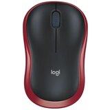 Logitech Miš LOGITECH M185, wireless, optical, crveni, 910-002240/2503/2237 Cijene