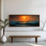 WALLXPERT FAH006-120 Multicolor Decorative Framed MDF Painting | Eponuda.com