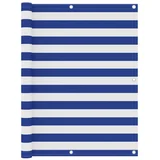 zastor bijelo-plavi 120 x 400 cm od tkanine Oxford