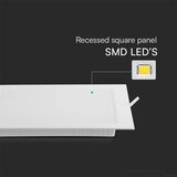  led ugradna svetiljka sa samsung čipom LED/24W/230V 3000K 29,5x29,5 cm bela | Eponuda.com