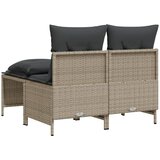  4-dijelni set vrtnih sofa s jastucima svijetlosivi poliratan | shoptok.hr