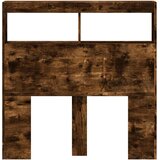 Ormarić za uzglavlje LED boja dimljenog hrasta 100x17x102 cm | Eponuda.ba