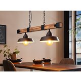 Eglo Črna viseča svetilka s kovinskim senčilom OLDBURY – | Shoptok.si