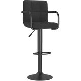  Barski stolac od tkanine crni | shoptok.hr
