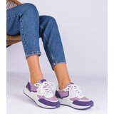 Gemre Purple women's sneakers with a gold insert Ezela | Shoptok.si