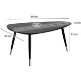 MID.YOU KLUBSKA MIZA, črna | Shoptok.si