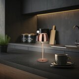 BRILONER LED prigušiva punjiva dodirna spoljna stona lampa MINI LED/2,5W/5V IP44 1800 mAh bakarna | Eponuda.com