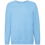 Fruit Of The Loom Błękitna bluza dziecięca Set-In Sweat Cene