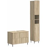  Set kupaonskih ormara od 2 dijela ZWOLLE Hrast sonoma | shoptok.hr