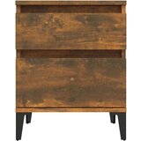  Nočna omarica dimljeni hrast 40x35x50 cm, (20706142) | Shoptok.si
