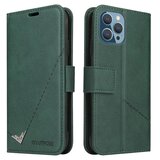 INORCO GQ.UTROBE Za iPhone 14 Pro Max PU usnjena torbica za denarnico, pravokotna kovinska dekoracija Folio Flip, zložljivo stojalo za telefon, (22036271) Cene