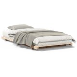 vidaXL Krevet s daskama Smeđa 90 x 210 cm Masivna borovina | shoptok.hr