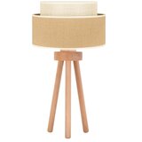 Duolla - Stona lampa YUTE BOHO, 1xE27/15W/230V, prečnik 25 cm, braon/krem | Eponuda.com