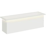  Vrtna posuda za sadnju s LED svjetlom Bijela 30 x 100 x 30 cm | shoptok.hr