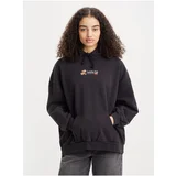 Levi's Majica 'PRISM HOODIE MULTI-COLOR' svetlo zelena / svetlo roza / črna / bela