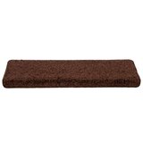  Prostirke za stepenice 30 kom 65x21x4 cm smeđe pravokutne rubove | shoptok.hr
