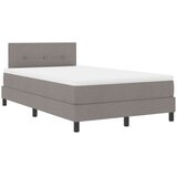  Krevet s opruga kutije Sivo-smeđa 120 x 190 cm tkanina | shoptok.hr