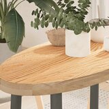 vidaXL Mizna plošča 80x40x4 cm trdna hrastovina ovalna Cene