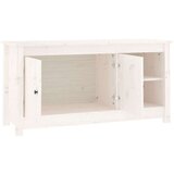 TV omarica bela 103x36,5x52 cm trdna borovina, (20731713) | Shoptok.si