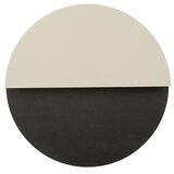  LED zidno svetlo LUNA LED/7W/230V, prečnik 26 cm, crna/bež | Eponuda.com