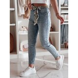 DStreet Spodnie damski jeansowe skinny z paskiem FLORENCIO niebieskie Cijene