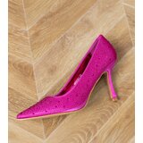 D/CEO Pink satin court shoes with rhinestones Kortis | Shoptok.si