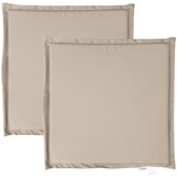  Vrtne podloge za sjedalo 2 kom smeđesive 45x45x2 cm četvrtaste | shoptok.hr