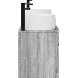  Set ormarića za kupaonicu 3 kom. Siva Sonoma 49 x 44,5 x 66 cm | shoptok.hr