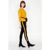 Koton Women's Black Stripe Detailed Leggings | shoptok.hr