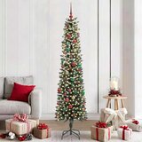 vidaXL Umjetno božićno drvce s stalakom Zelena 58 x 58 x 210 cm | shoptok.hr