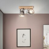 Brilliant Plafonsko usmereno svetlo CARMEN WOOD 2xGU10/5W/230V eukaliptus | Eponuda.com