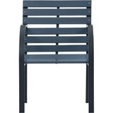  Vrtne stolice 2 kom sive drvene | shoptok.hr