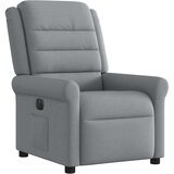 vidaXL Električni naslanjač svetlo sivo blago | Shoptok.si