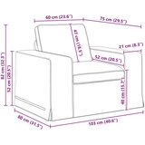 SOFA 2 pcs Tamno siva Metal | shoptok.hr