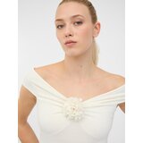 Orsay White Women's Short Sleeve T-Shirt with Applique - Women | Shoptok.si
