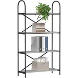vidaXL Knjižna polica Siva sonoma 80 x 30 x 146 cm Konstruiran les | Shoptok.si