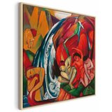  Slika - Franz Marc – The waterfall (Women under a waterfall) 40x40 U prirodnom drvenom okviru | shoptok.hr