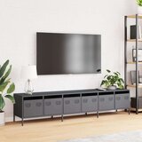 vidaXL TV ormarić antracit 202x39x43,5 cm hladno valjani čelik | shoptok.hr