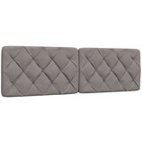  Postelja z vzmetnico taupe 160x200 cm blago | Shoptok.si