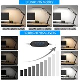 SKYLEO LED namizna delovna svetilka s sponko, nastavljivo svetlostjo in barvnim tonom | Shoptok.si