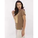 Calimera T-shirt-CLM-TS-1704.85-light brown | Shoptok.si